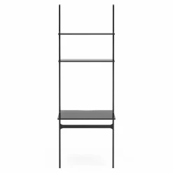 Libri skrivbord Ask svartlaserad