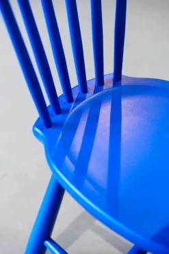 Lilla Åland barnstol björk 33 cm Svenssons blå