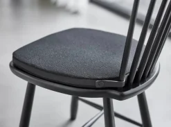 Lilla Åland stolsdyna Black