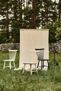Lilla Åland stol Svart 52 (björk)