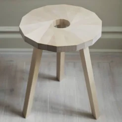 Lilla Snåland pall björk naturell olja