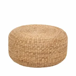 Lily sittpuff Ø59 cm natural vattenhyacint rund