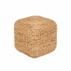 Lily sittpuff natural vattenhyacint kvadratisk
