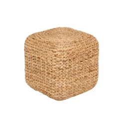 Lily sittpuff natural vattenhyacint kvadratisk