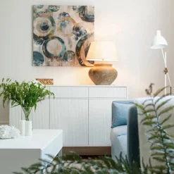 Line Hög skänk black 2dörrar+2lådor+1hylla svarta metallben