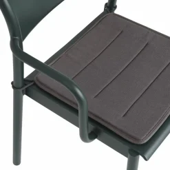 Linear Steel Armchair sittdyna Twitell dark grey