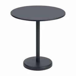 Linear Steel bord Ø70 cm Black