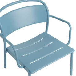 Linear Steel loungefåtölj Pale blue