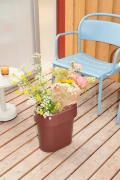 Linear Steel loungefåtölj Pale blue