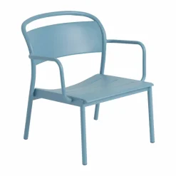 Linear Steel loungefåtölj Pale blue