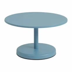 Linear Steel soffbord Pale blue Ø70x40 cm