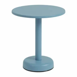 Linear Steel soffbord Pale blue Ø42x47 cm