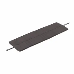 Linear steel bench pad 110x32 5 cm Twitell dark grey