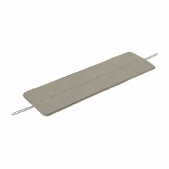 Linear steel bench pad 110x32 5 cm Twitell light grey