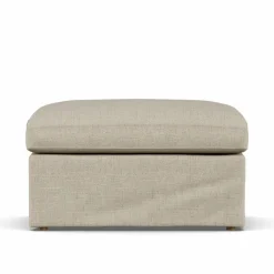 Linnevik fotpall Bern Beige 0341-vitoljad ek med kappa