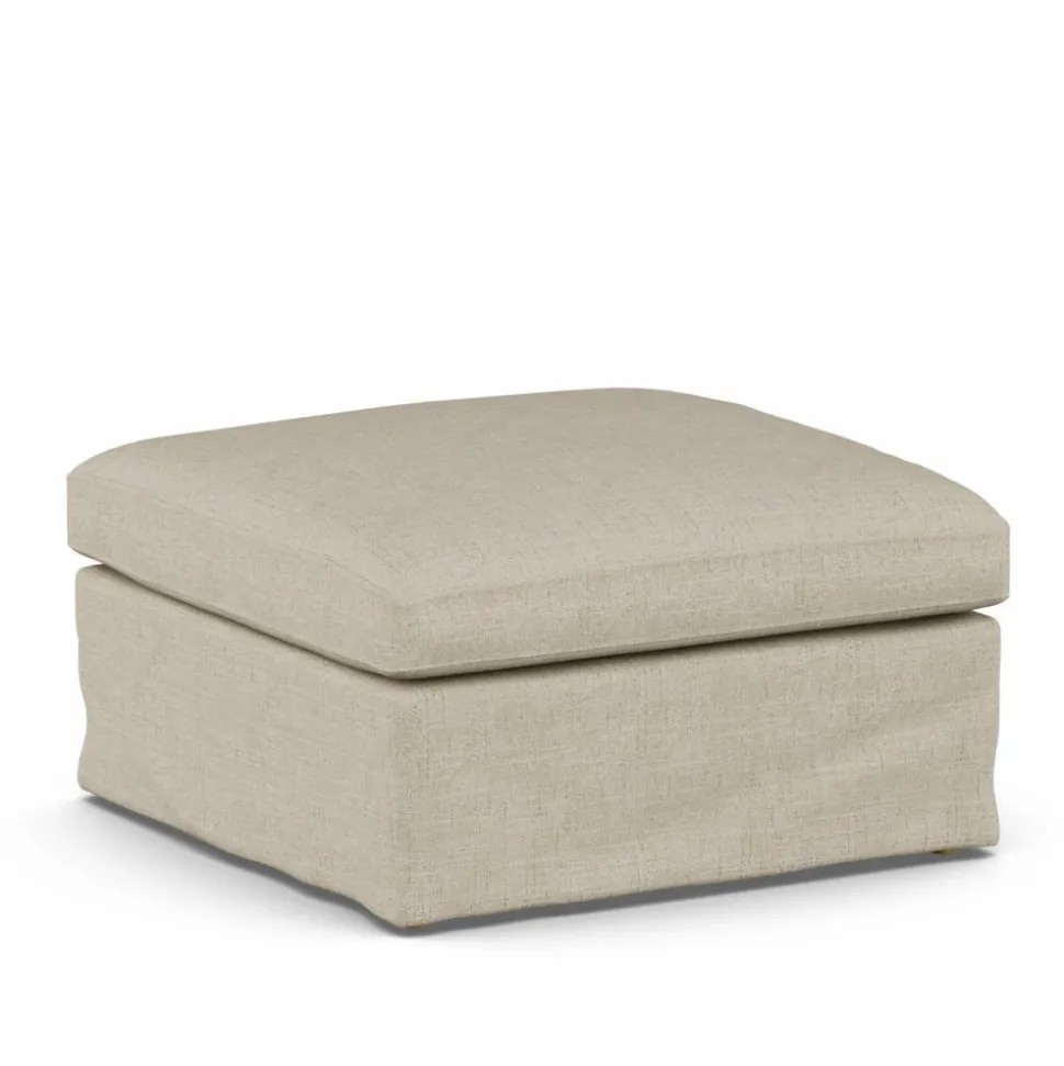 Linnevik fotpall Bern Beige 0341-vitoljad ek med kappa
