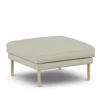 Linnevik fotpall Luiza Beige 3981-vitoljad ek