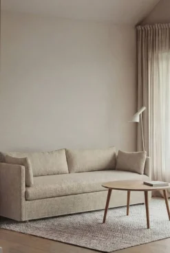 Linnevik soffa Bern beige 0341-vitoljad ek 4-sits med kappa