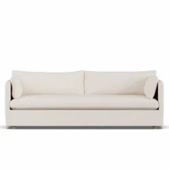 Linnevik soffa Caleido beige 9600-vitoljad ek 4-sits med kappa