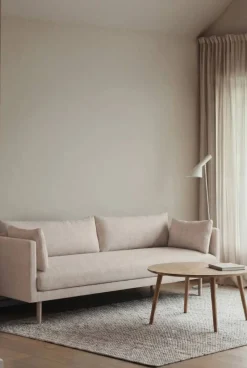 Linnevik soffa Caleido Beige 9600-vitoljad ek 4-sits