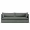 Linnevik soffa Caleido grey 1240-vitoljad ek 4-sits med kappa