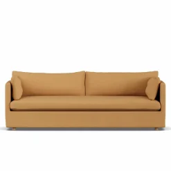 Linnevik soffa Jump honey 1959-vitoljad ek 4-sits med kappa