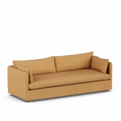 Linnevik soffa Jump honey 1959-vitoljad ek 4-sits med kappa