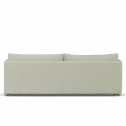 Linnevik soffa Luiza beige 3981-vitoljad ek 4-sits med kappa
