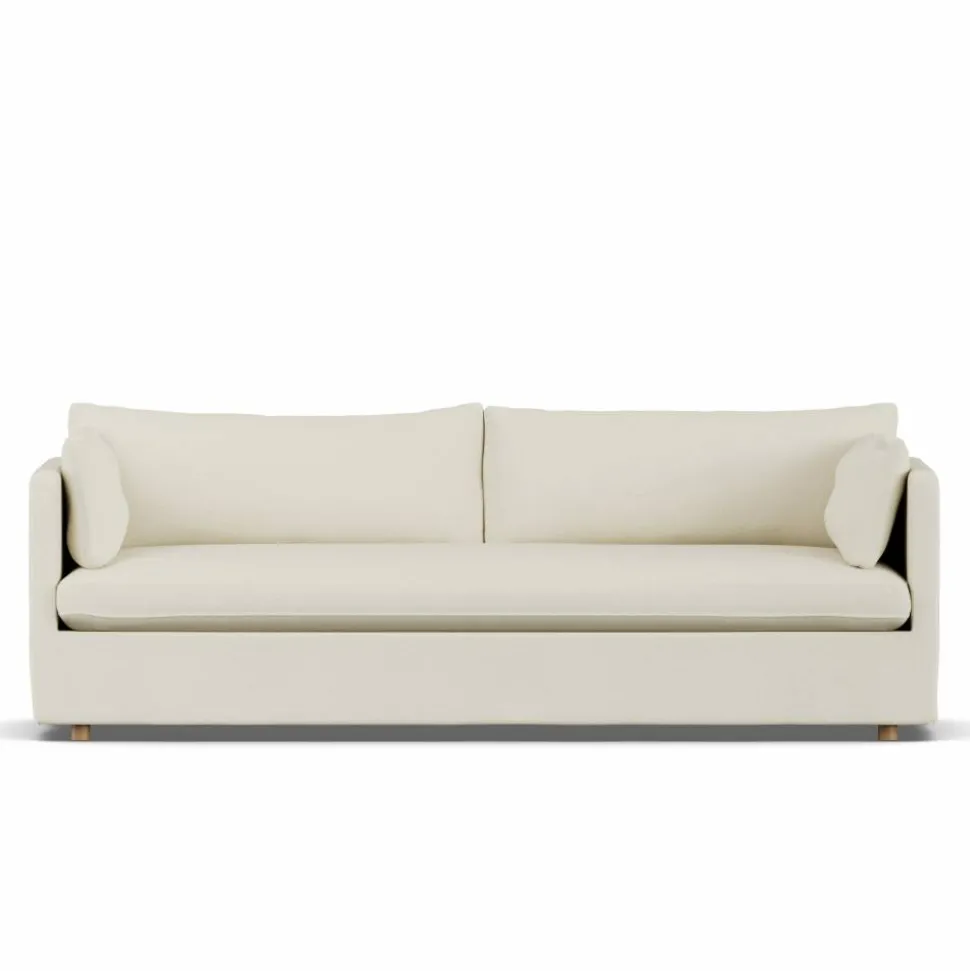 Linnevik soffa Oslo Nature 1540-vitoljad ek 4-sits med kappa