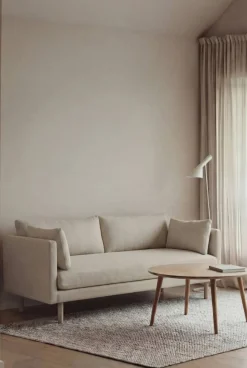 Linnevik soffa Same Beige 6670-vitoljad ek 2-sits