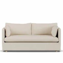 Linnevik soffa Same Beige 6670-vitoljad ek 2-sits med kappa