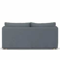 Linnevik soffa Same Blue 6678-vitoljad ek 2-sits med kappa