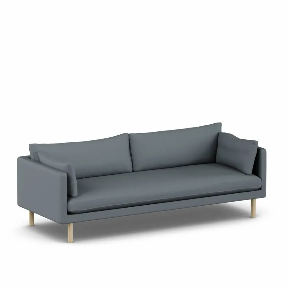 Linnevik soffa Same Blue 6678-vitoljad ek 4-sits