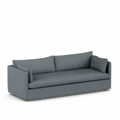Linnevik soffa Same Blue 6678-vitoljad ek 4-sits med kappa