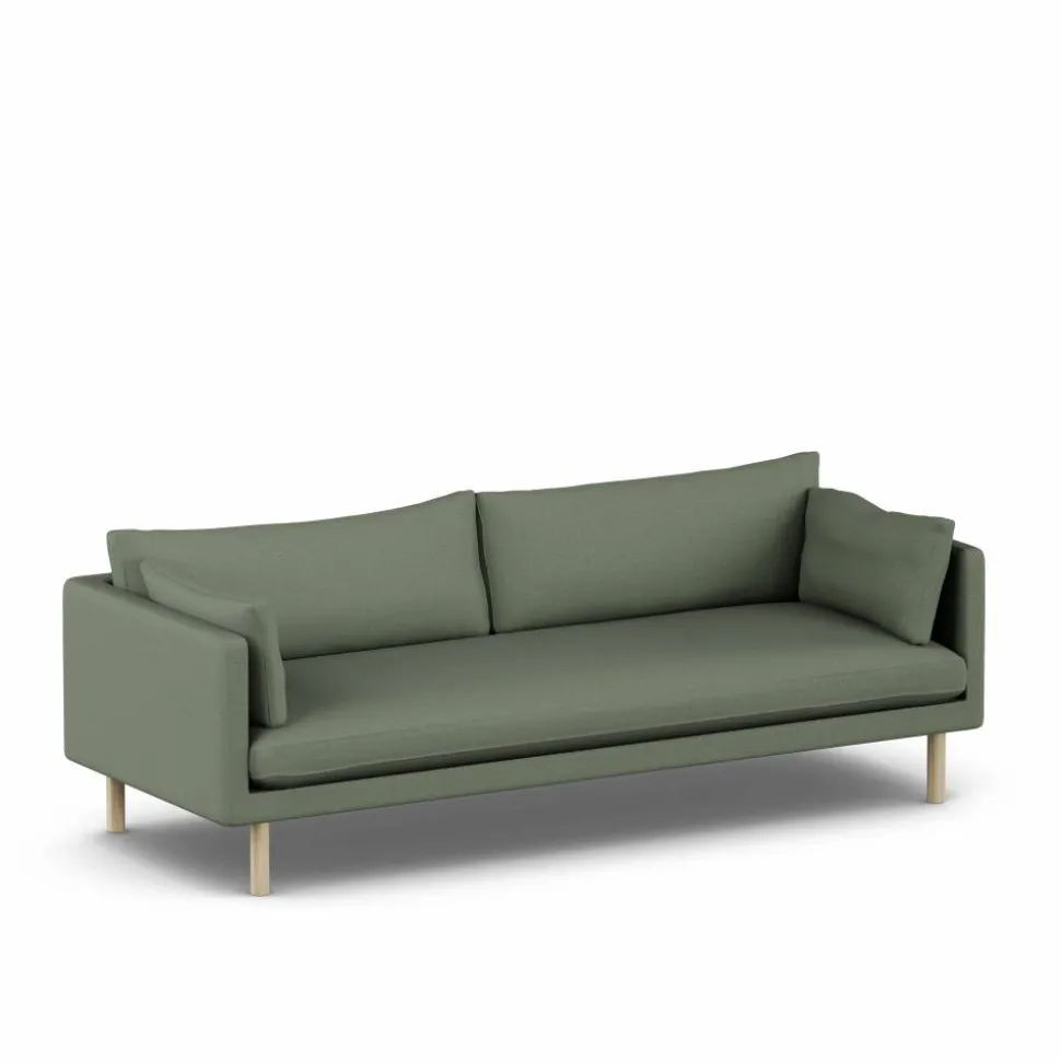 Linnevik soffa Same Forest 6677-vitoljad ek 4-sits