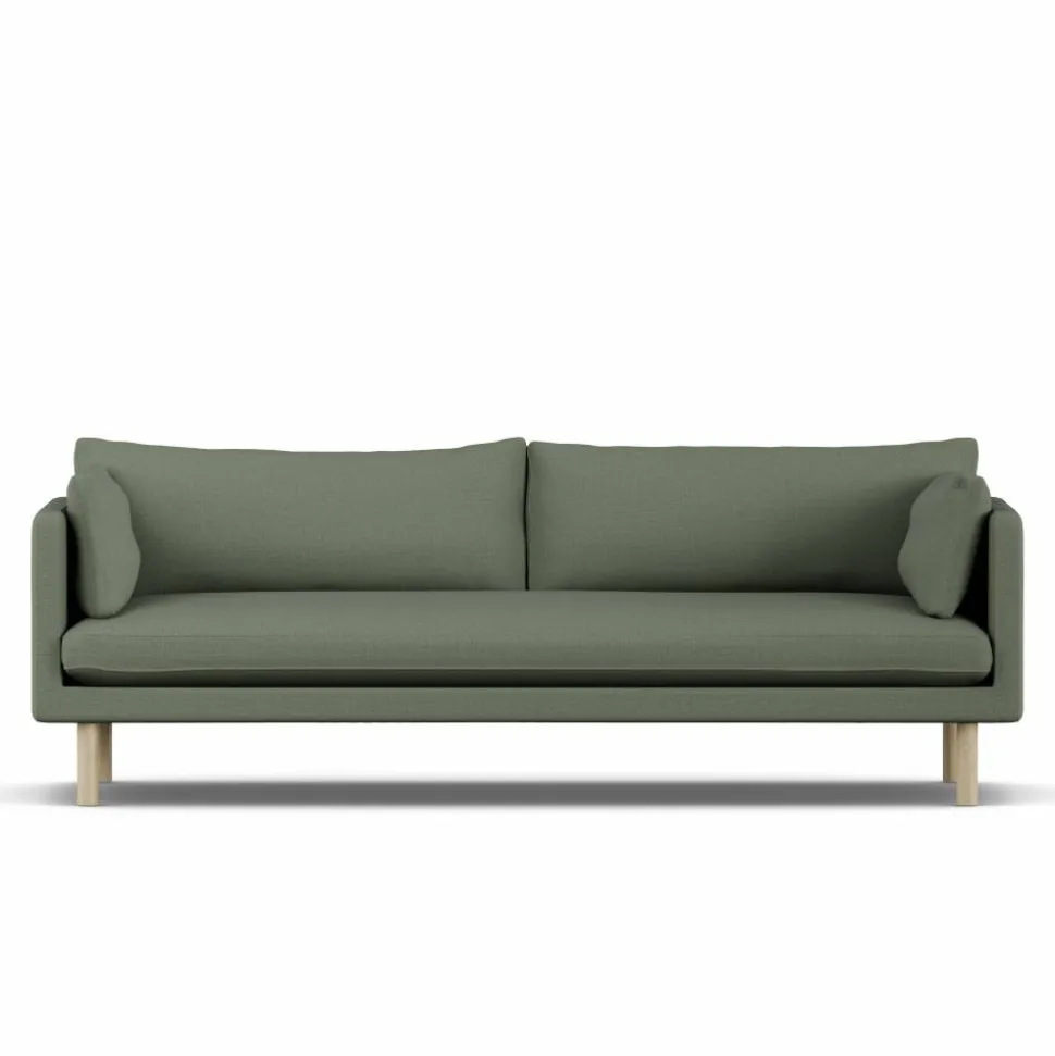Linnevik soffa Same Forest 6677-vitoljad ek 4-sits
