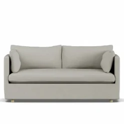 Linnevik soffa Same Grey 6673-vitoljad ek 2-sits med kappa
