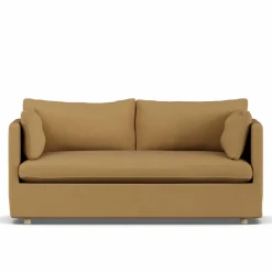 Linnevik soffa Same Ochre 6676-vitoljad ek 2-sits med kappa