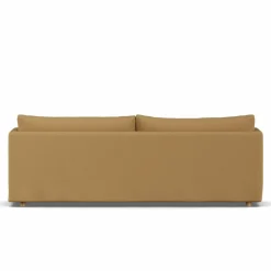 Linnevik soffa Same Ochre 6676-vitoljad ek 4-sits med kappa