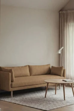 Linnevik soffa Same Ochre 6676-vitoljad ek 4-sits