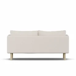 Linnevik soffa Same Off White 6671-vitoljad ek 2-sits