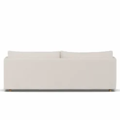 Linnevik soffa Same Off White 6671-vitoljad ek 4-sits med kappa