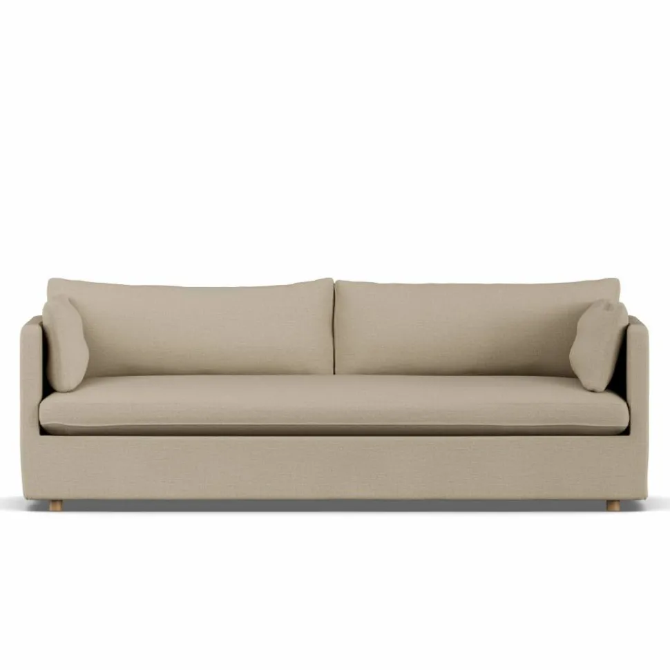 Linnevik soffa Same Sand 6672-vitoljad ek 4-sits med kappa