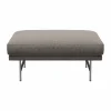 Lissoni PL110 pouf 67x90 cm Clay 012-rostfritt stål