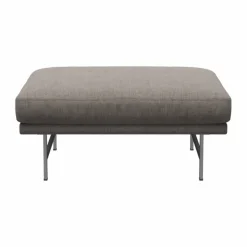 Lissoni PL110 pouf 67x90 cm Clay 012-rostfritt stål