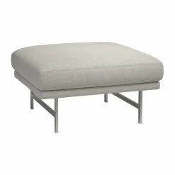 Lissoni PL110S pouf 67x75 cm Clay 012-rostfritt stål