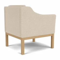 L46 MK155 easy chair karmstol Lackerad ek-tyg beige