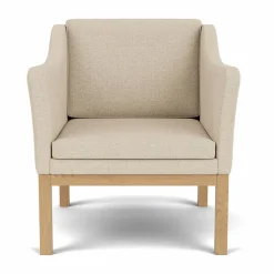 L46 MK155 easy chair karmstol Lackerad ek-tyg beige