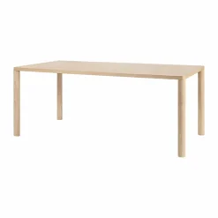 Log matbord 90x180 cm Ek