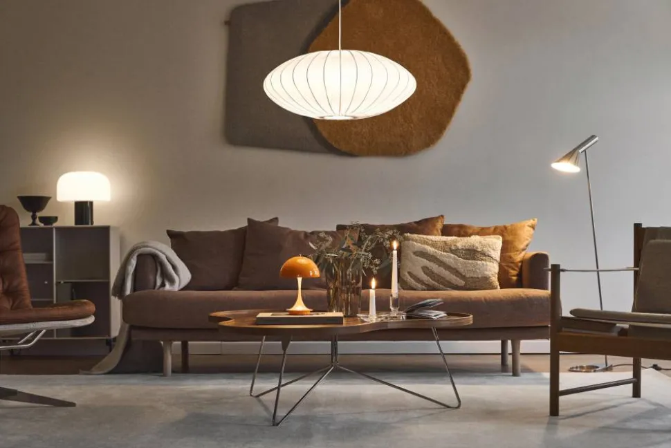 Loholm fåtölj med snurrfunktion Konjaksfärgat läder-Bern Beige 0341